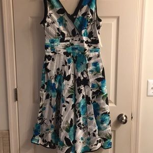 Floral knee length dress